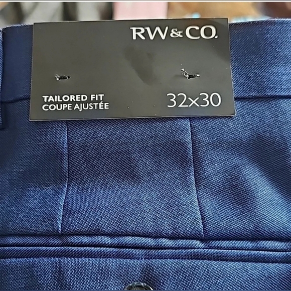 RW&CO. [42R] Medium Blue Wool Essential 3 Pc Suit - Picture 14 of 16